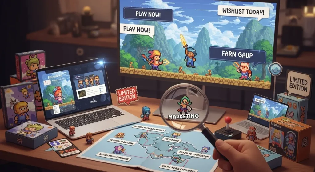 Estratégias de Marketing para Jogos Pixel Art