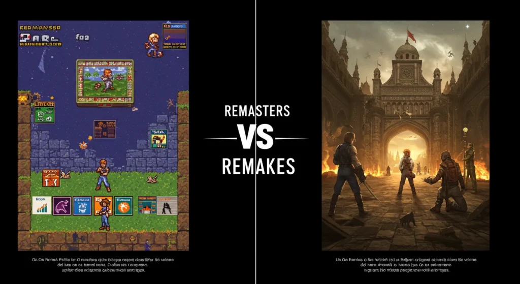 Remasters vs Remakes: Qual Abordagem Funciona Melhor para Clássicos